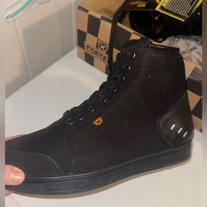 Cortech Black High-Top Sneakers